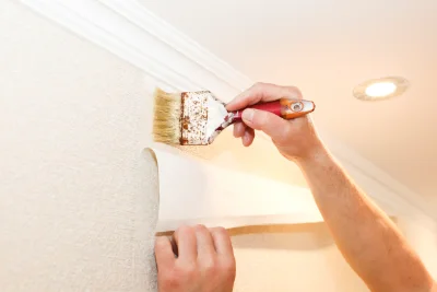 Pose de papier peint à Vimont — revêtements muraux et toiles de verre